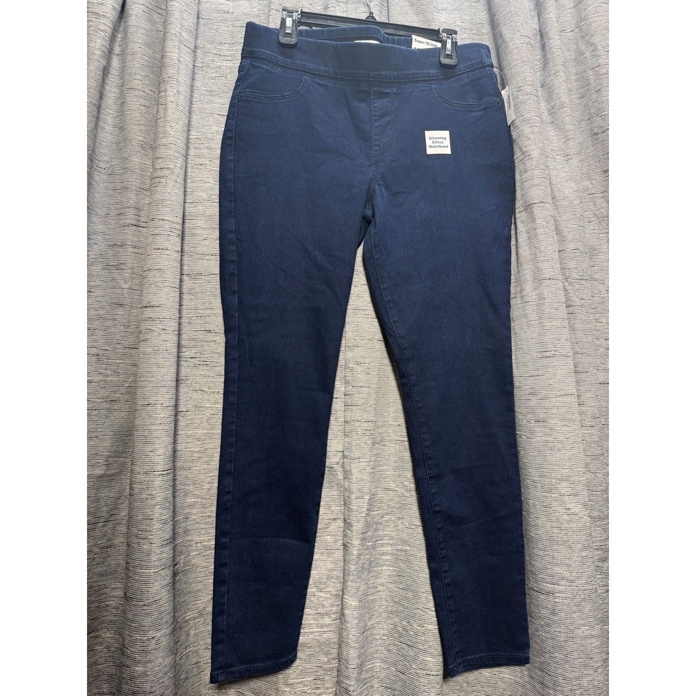 Old Navy Super Skinny‎ Jeans Slimming Effect Waistband Dark Wash 12